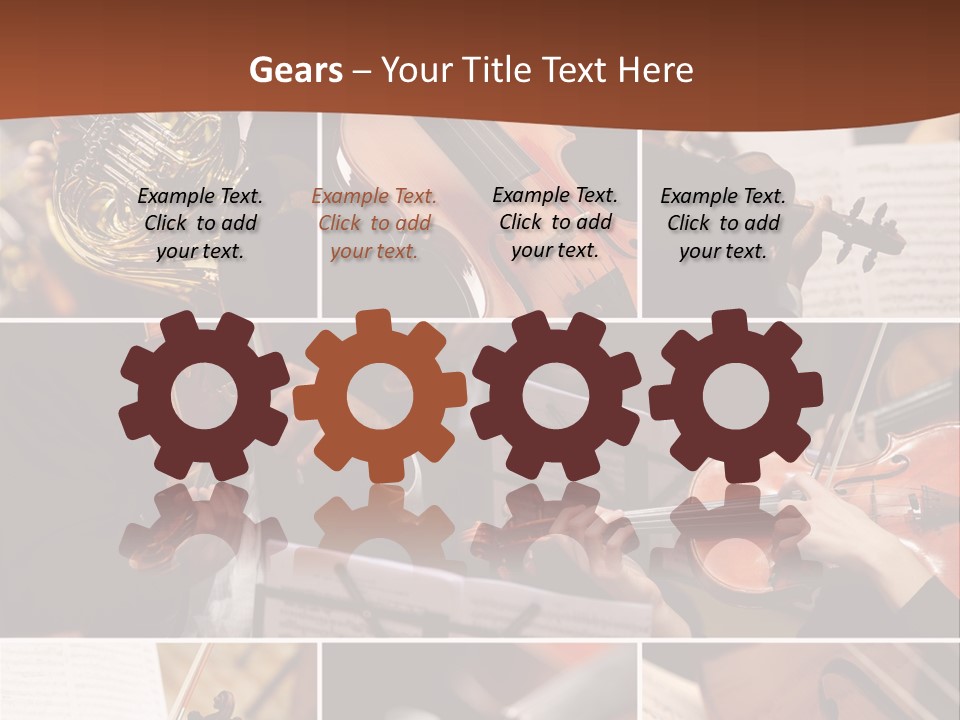 Music Sheet Musical Theater Music PowerPoint Template