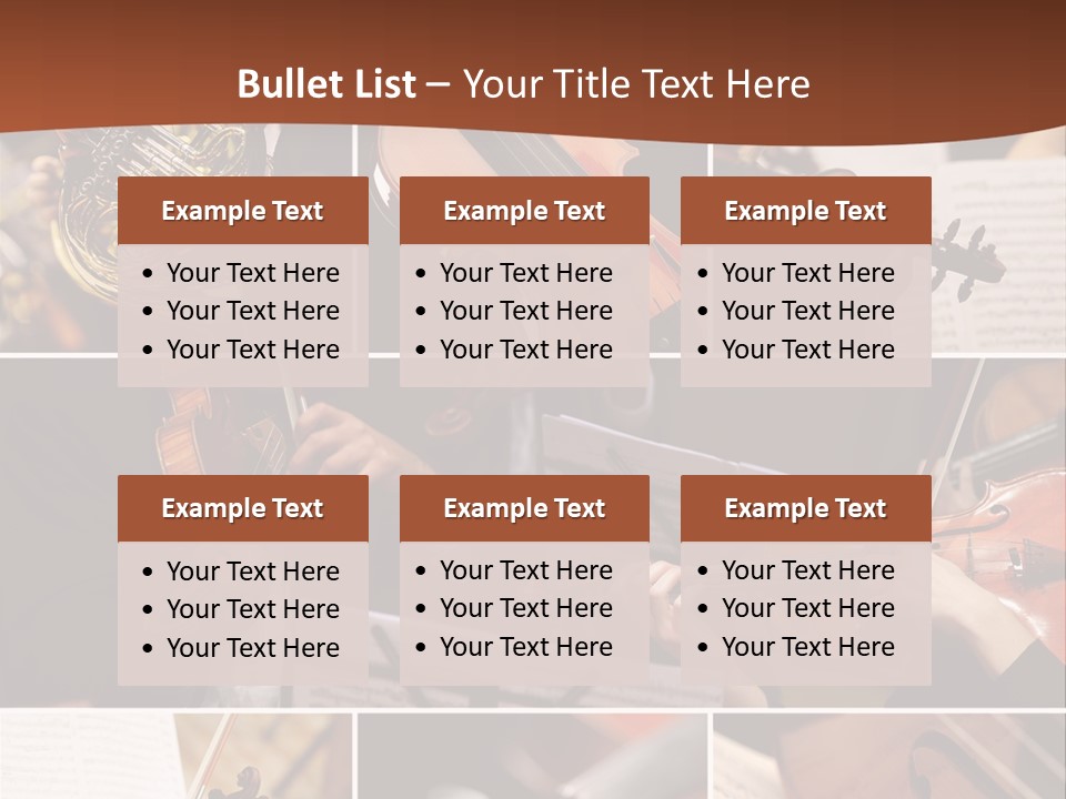 Music Sheet Musical Theater Music PowerPoint Template
