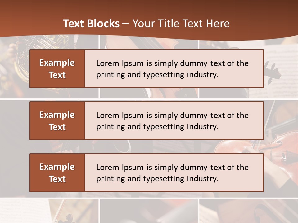 Music Sheet Musical Theater Music PowerPoint Template