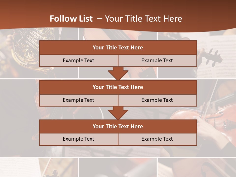 Music Sheet Musical Theater Music PowerPoint Template