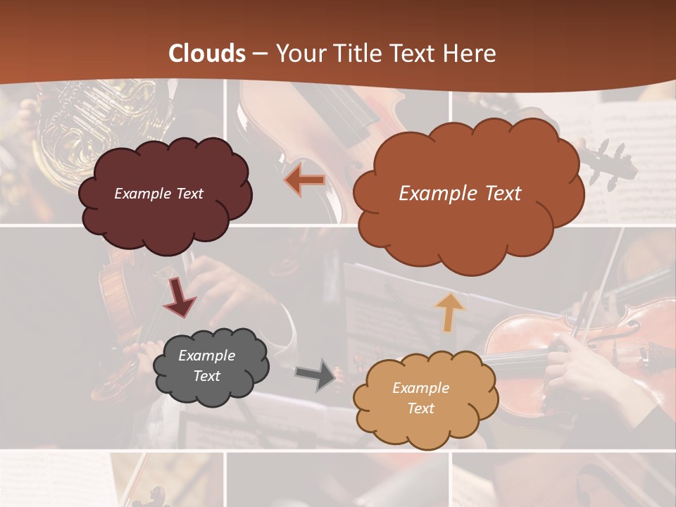 Music Sheet Musical Theater Music PowerPoint Template