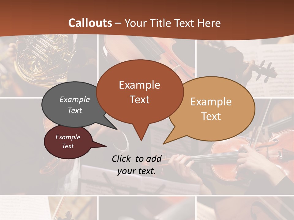 Music Sheet Musical Theater Music PowerPoint Template