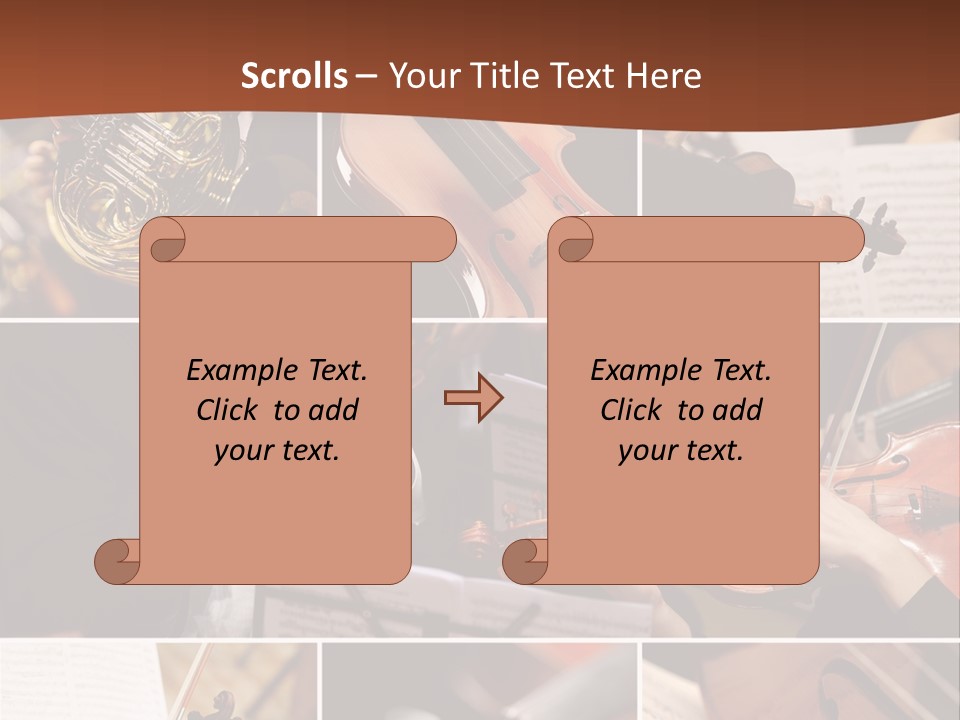 Music Sheet Musical Theater Music PowerPoint Template