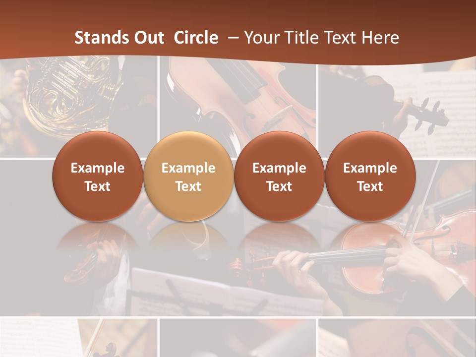 Music Sheet Musical Theater Music PowerPoint Template