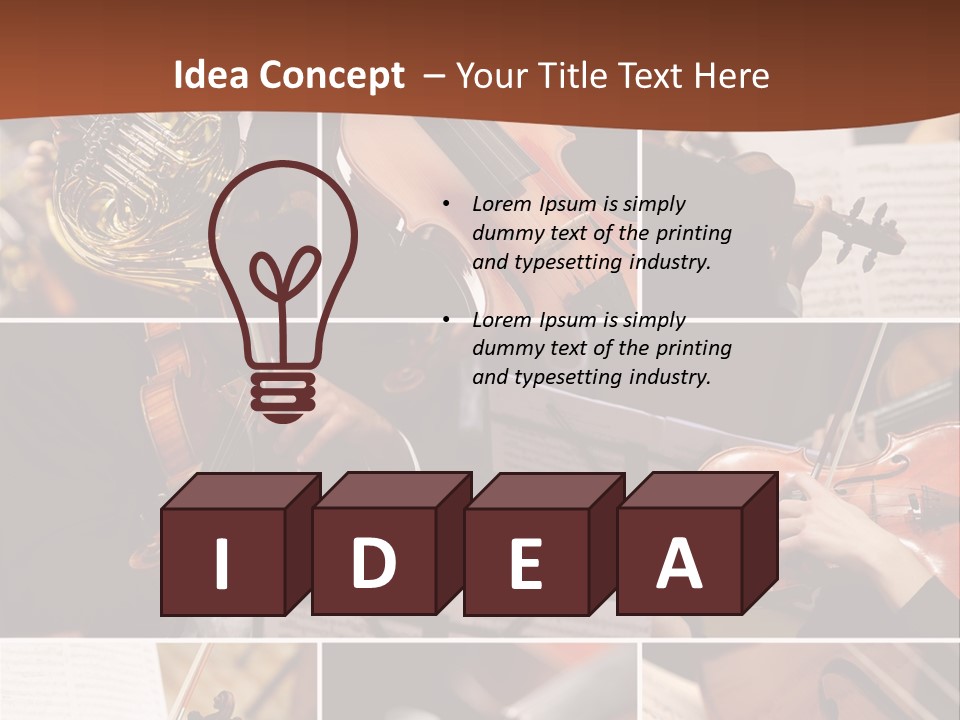 Music Sheet Musical Theater Music PowerPoint Template