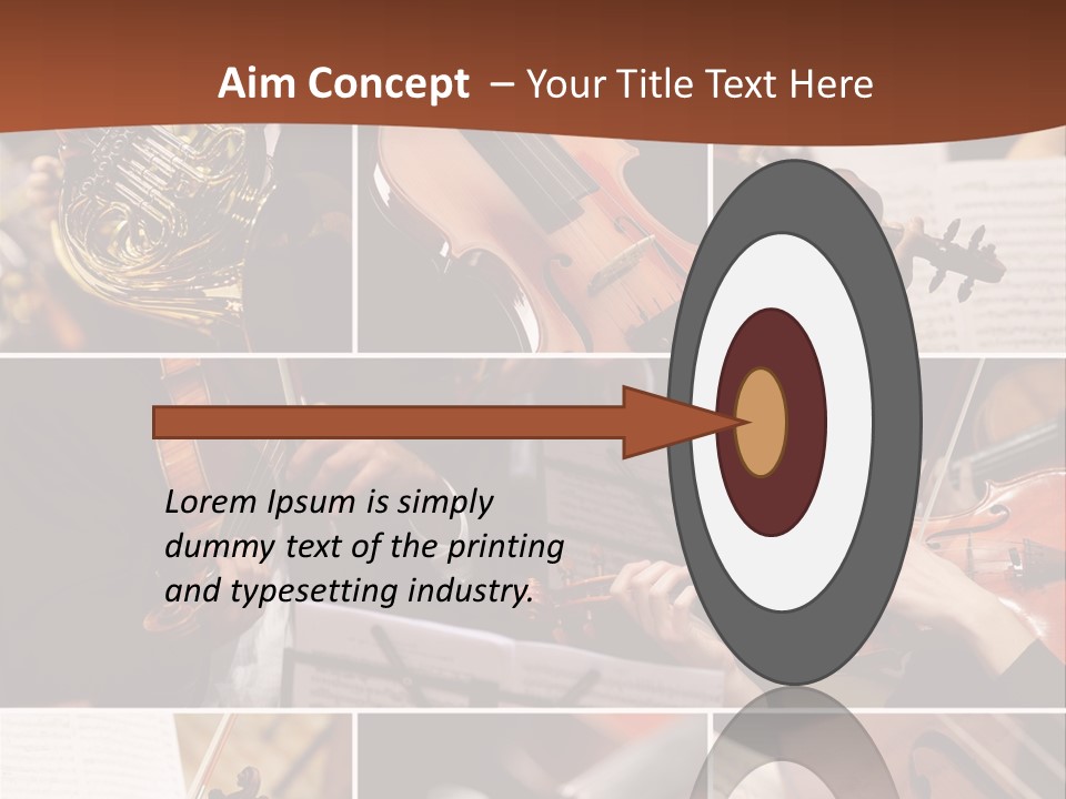 Music Sheet Musical Theater Music PowerPoint Template