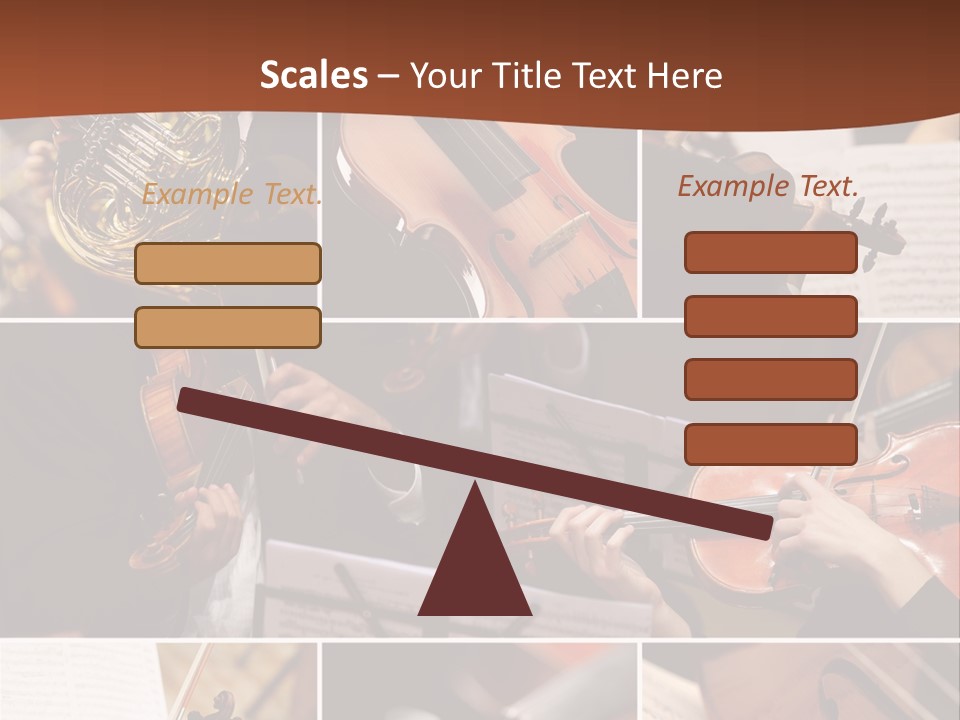 Music Sheet Musical Theater Music PowerPoint Template