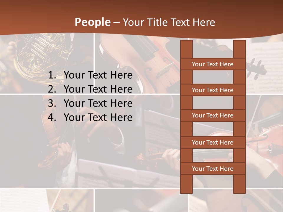 Music Sheet Musical Theater Music PowerPoint Template