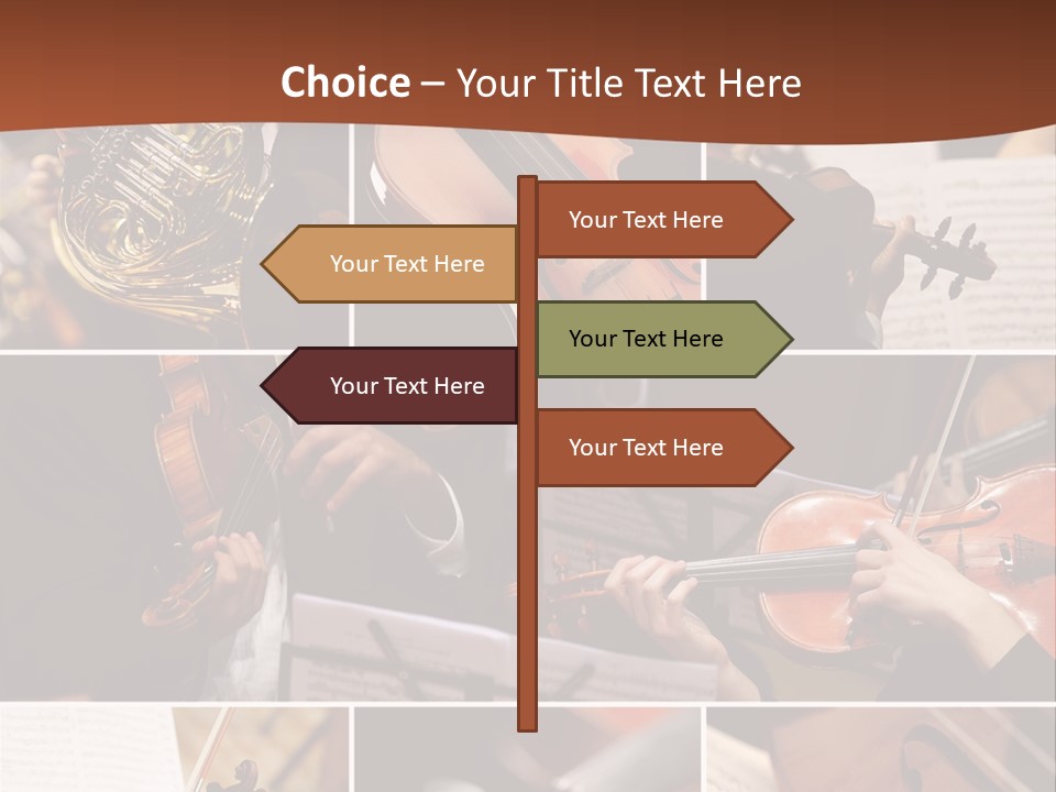 Music Sheet Musical Theater Music PowerPoint Template