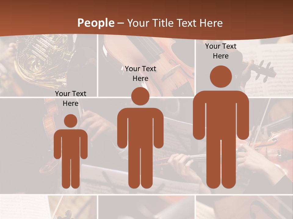 Music Sheet Musical Theater Music PowerPoint Template