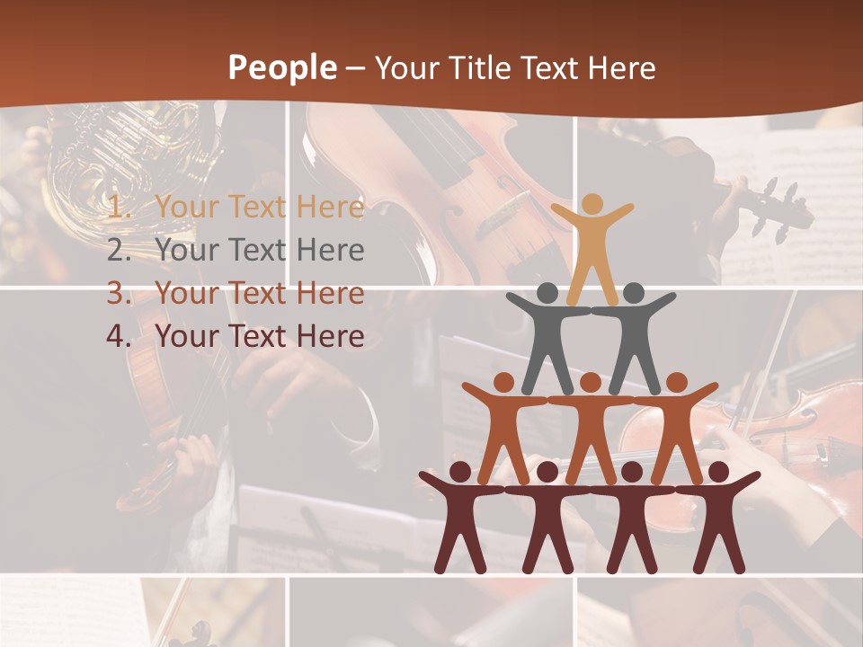 Music Sheet Musical Theater Music PowerPoint Template