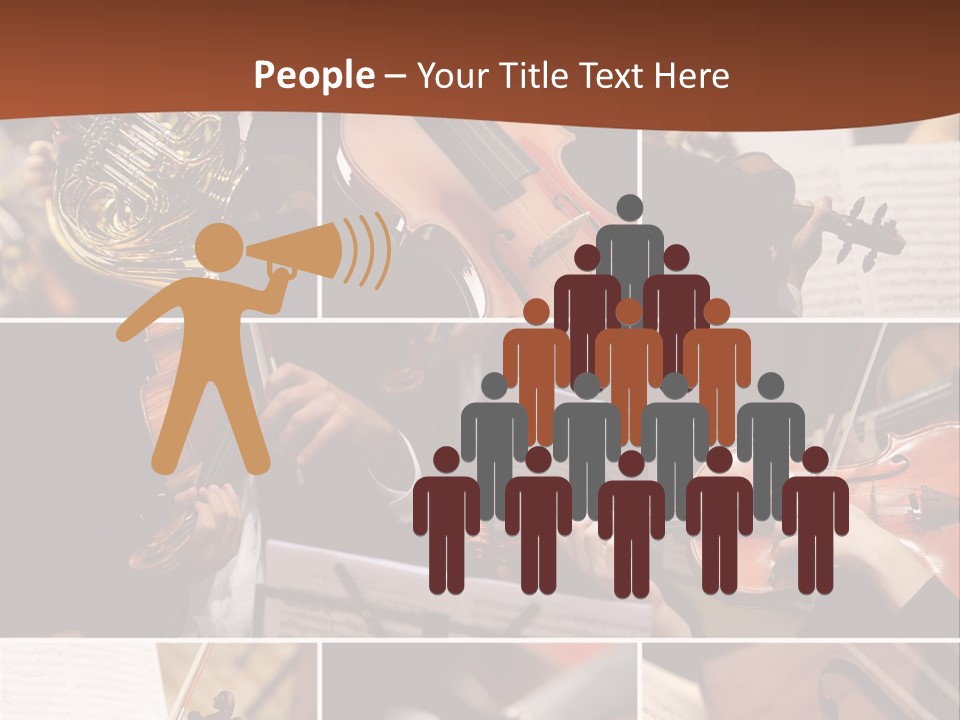 Music Sheet Musical Theater Music PowerPoint Template