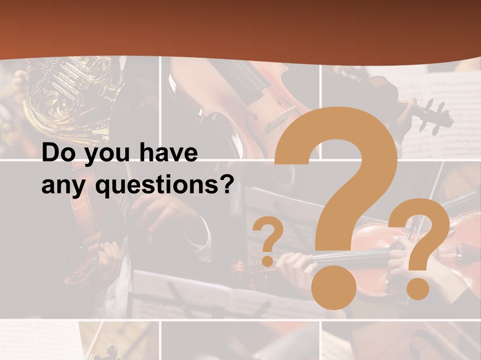 Music Sheet Musical Theater Music PowerPoint Template