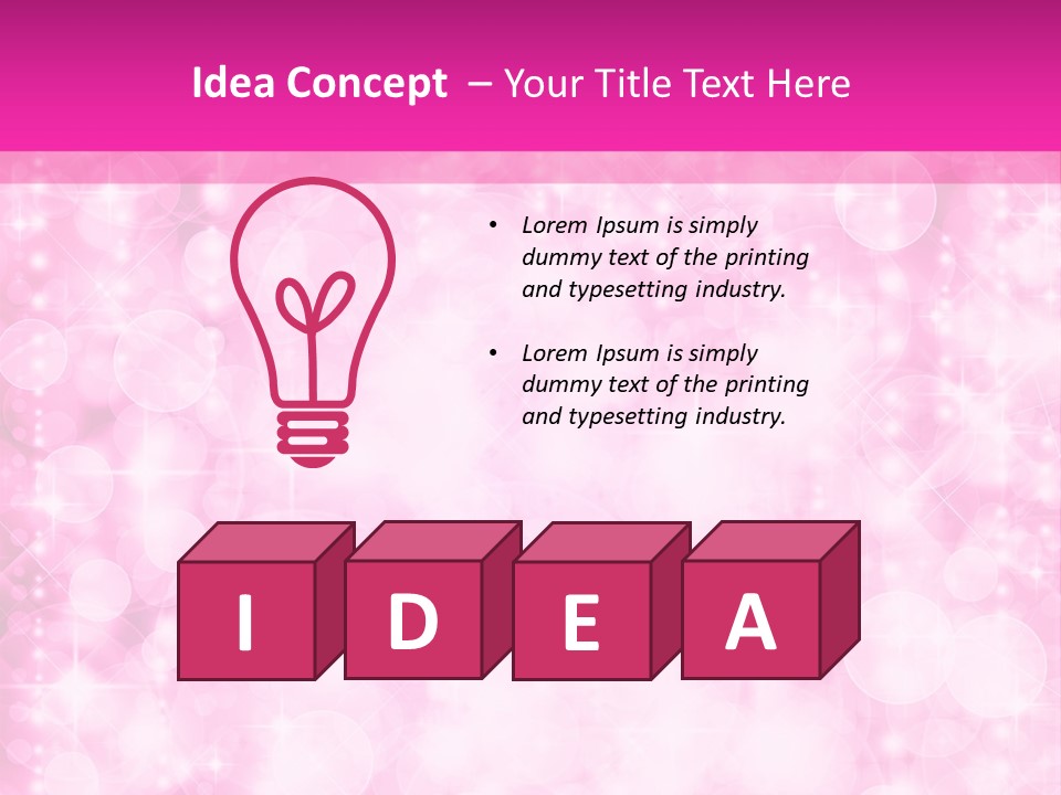 Lights Bright Disco PowerPoint Template