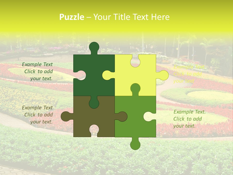 Beautiful Petal Nature PowerPoint Template