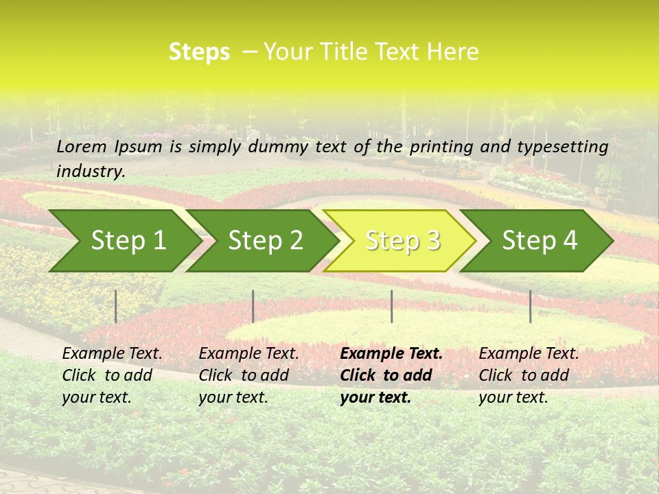 Beautiful Petal Nature PowerPoint Template