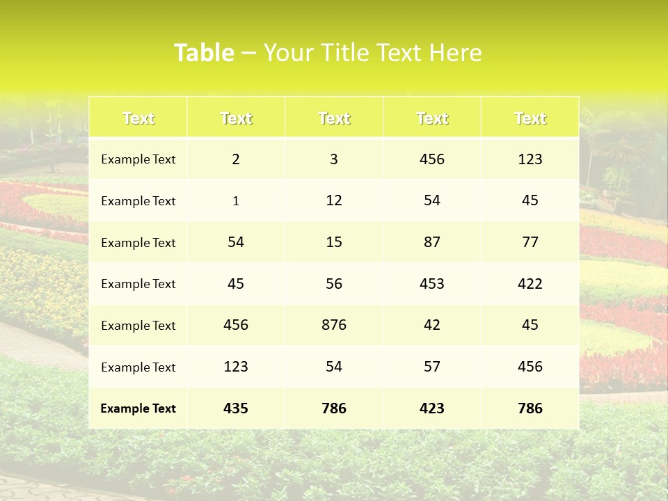 Beautiful Petal Nature PowerPoint Template