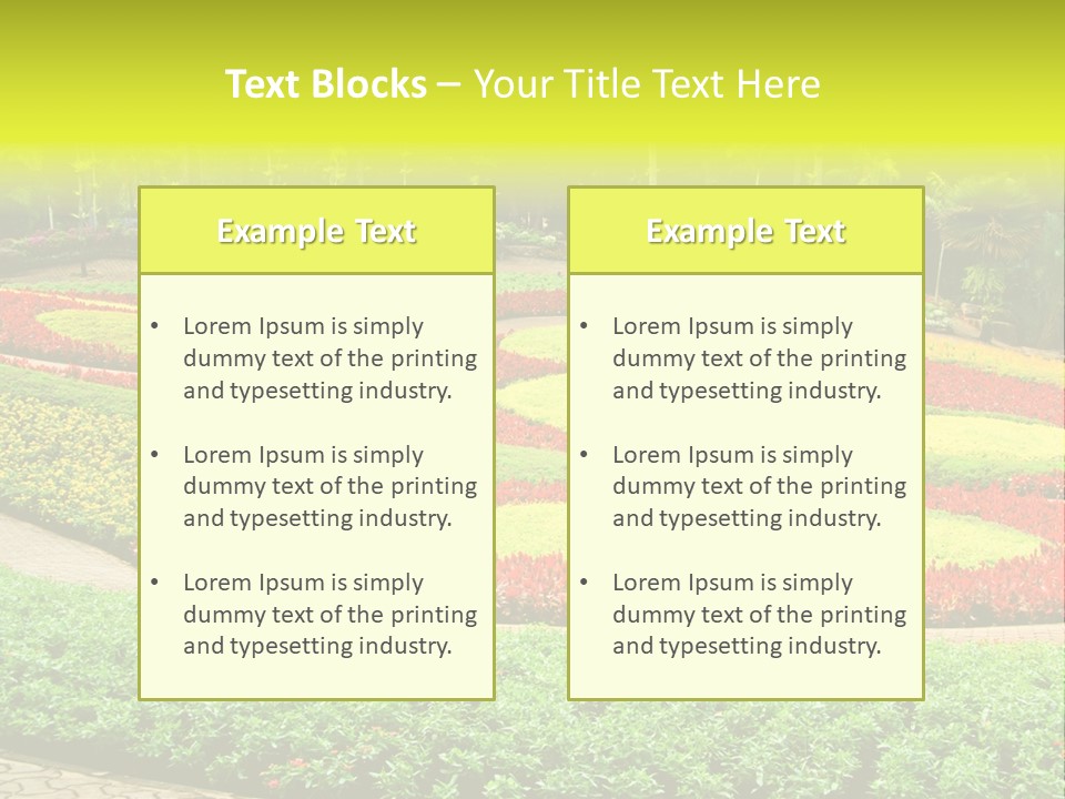 Beautiful Petal Nature PowerPoint Template