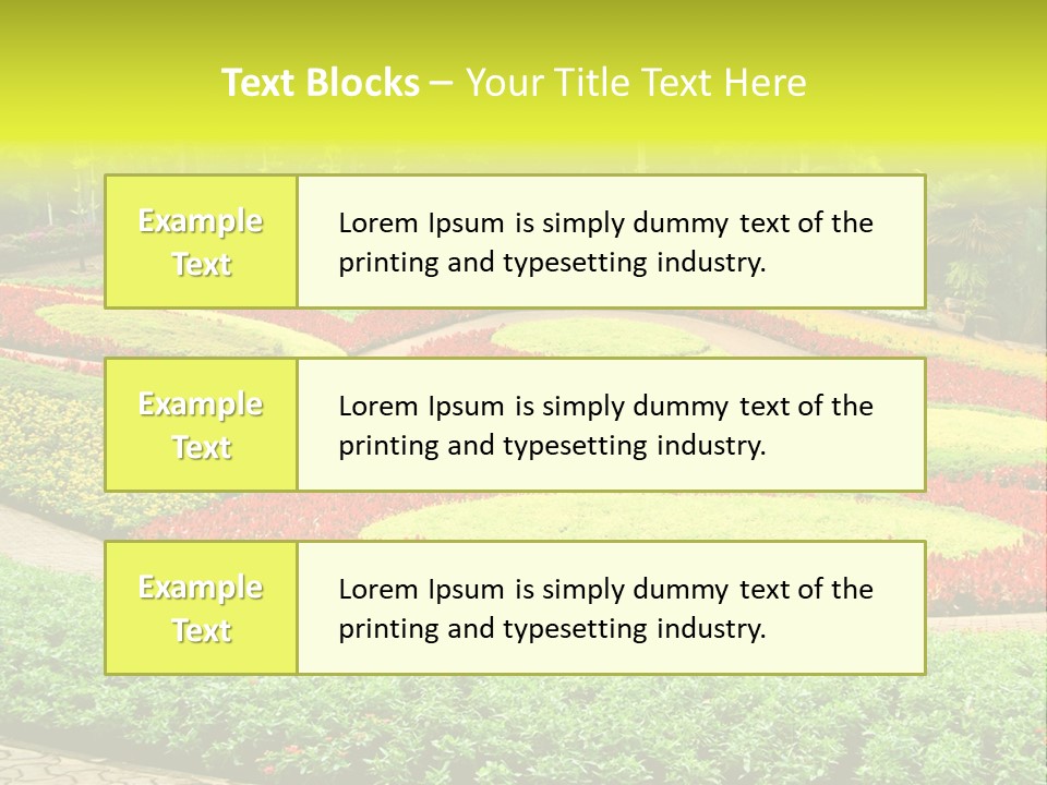 Beautiful Petal Nature PowerPoint Template