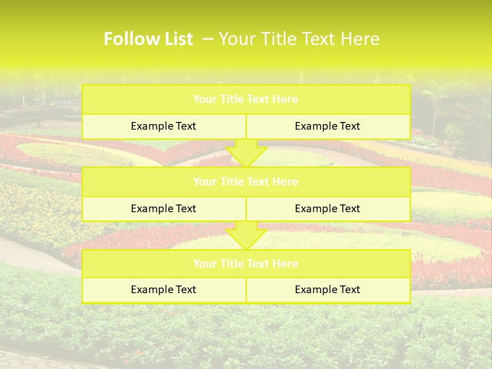 Beautiful Petal Nature PowerPoint Template