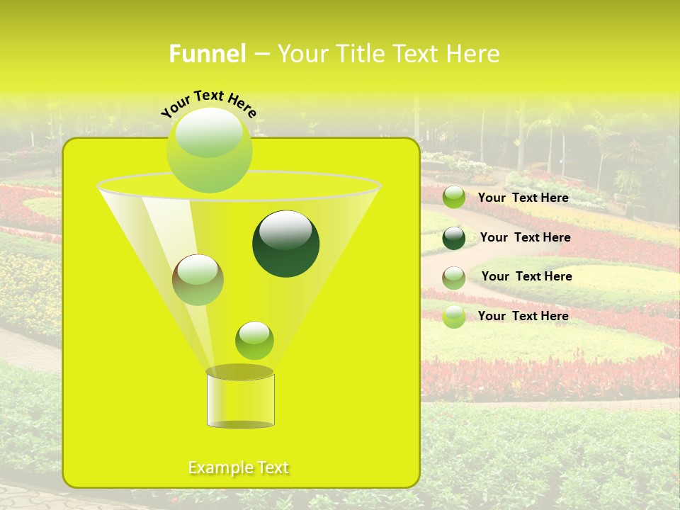 Beautiful Petal Nature PowerPoint Template