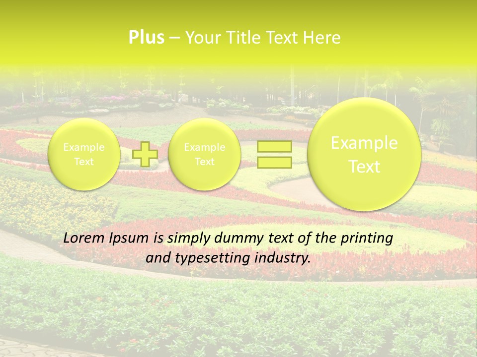 Beautiful Petal Nature PowerPoint Template