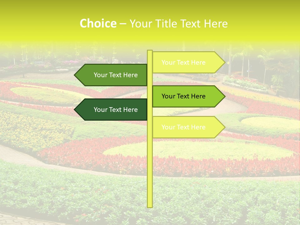 Beautiful Petal Nature PowerPoint Template