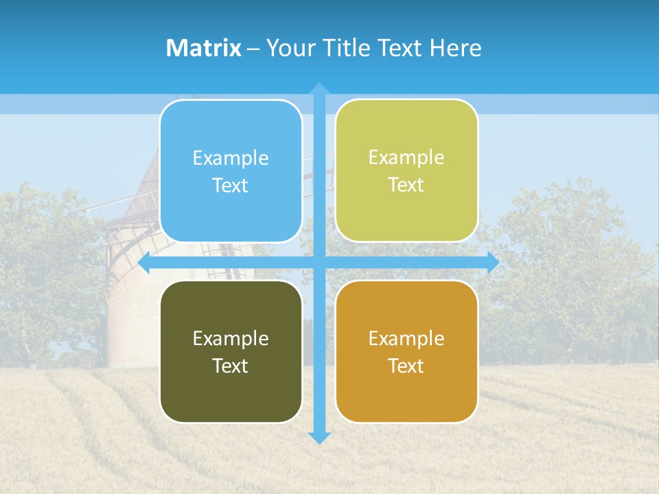 White Natural Rotating PowerPoint Template