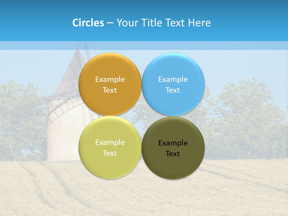 White Natural Rotating PowerPoint Template