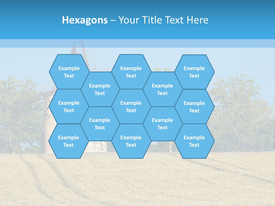 White Natural Rotating PowerPoint Template
