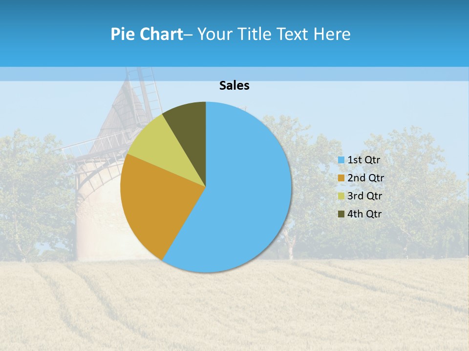 White Natural Rotating PowerPoint Template