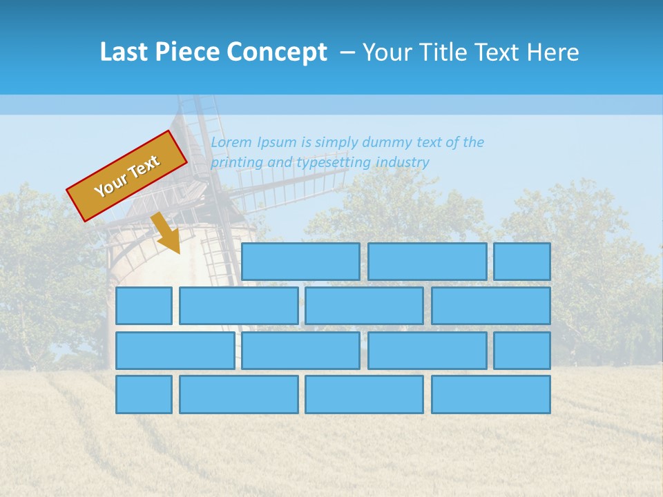 White Natural Rotating PowerPoint Template