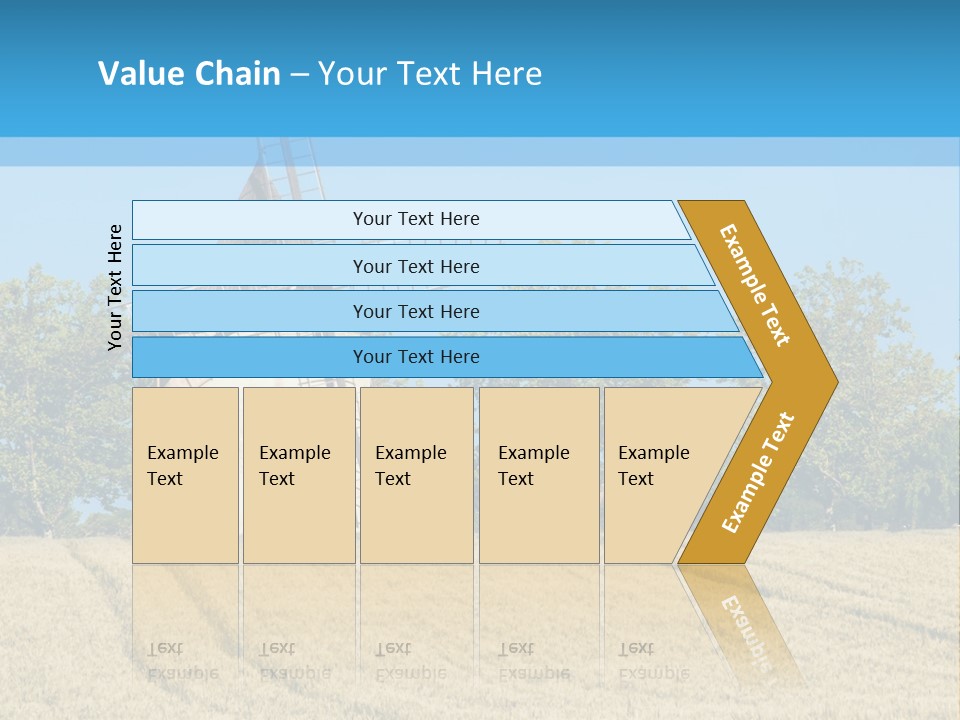 White Natural Rotating PowerPoint Template
