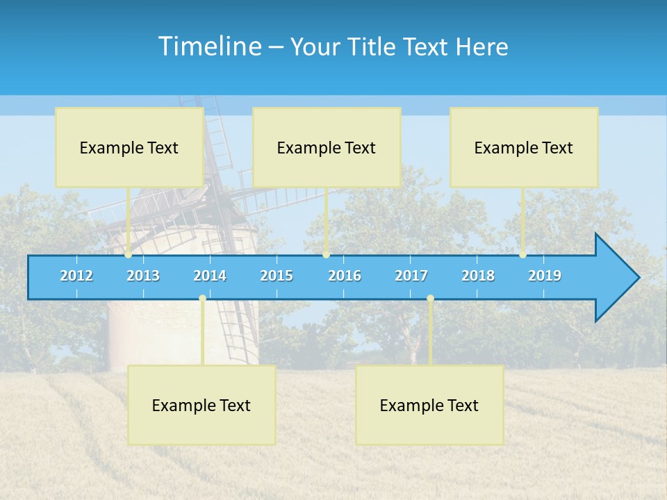 White Natural Rotating PowerPoint Template