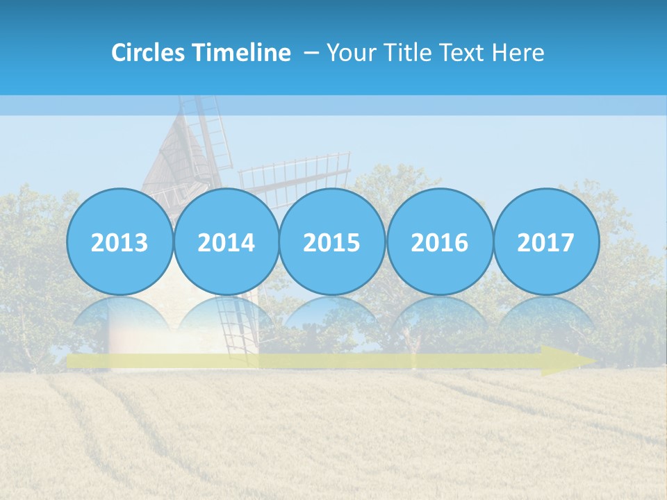 White Natural Rotating PowerPoint Template