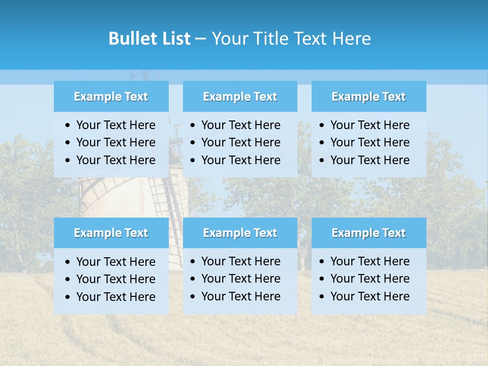 White Natural Rotating PowerPoint Template