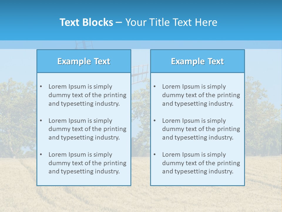 White Natural Rotating PowerPoint Template