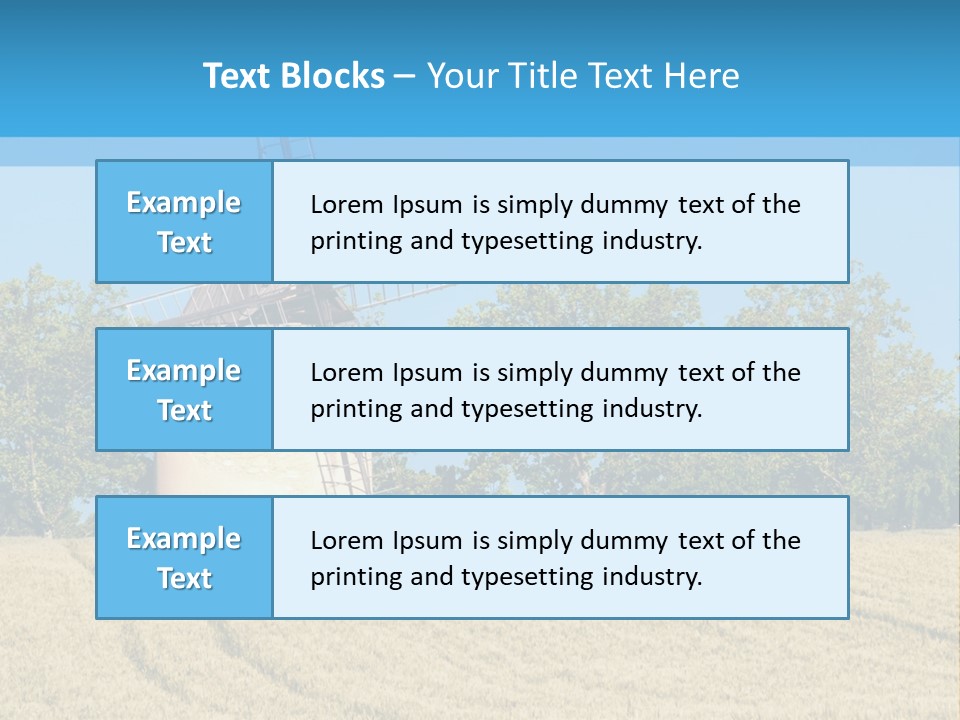 White Natural Rotating PowerPoint Template