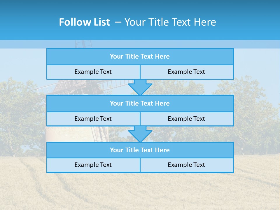 White Natural Rotating PowerPoint Template