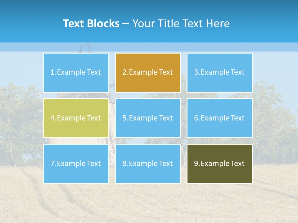 White Natural Rotating PowerPoint Template