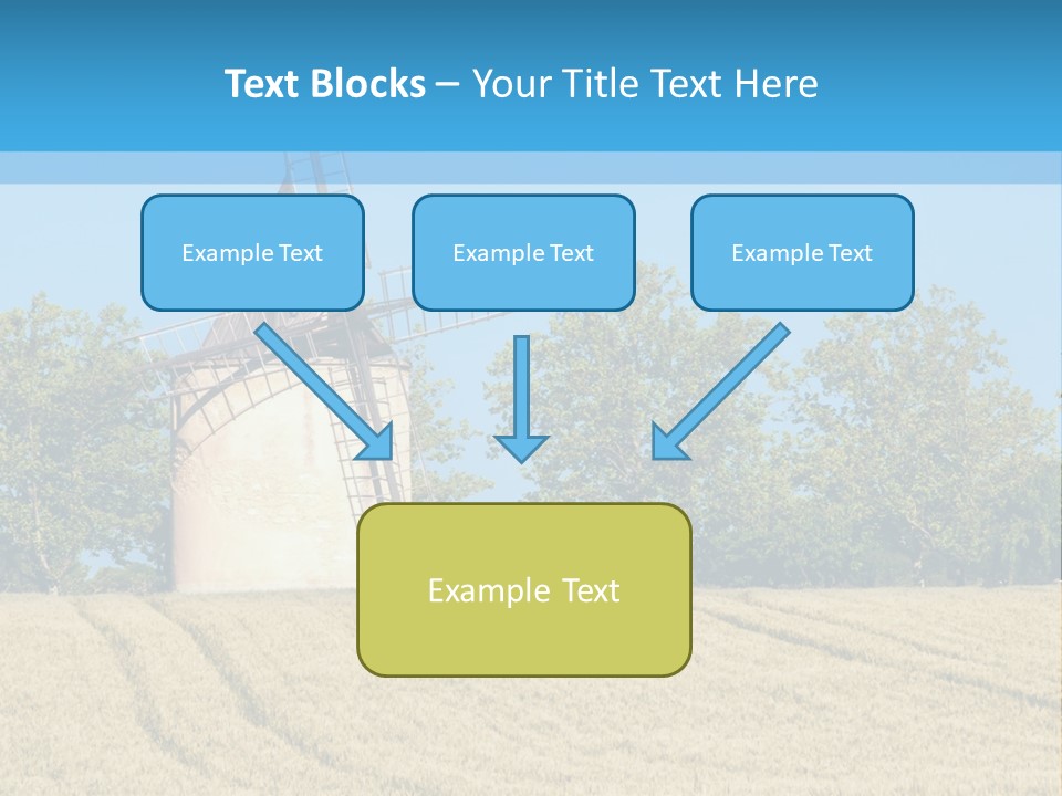White Natural Rotating PowerPoint Template
