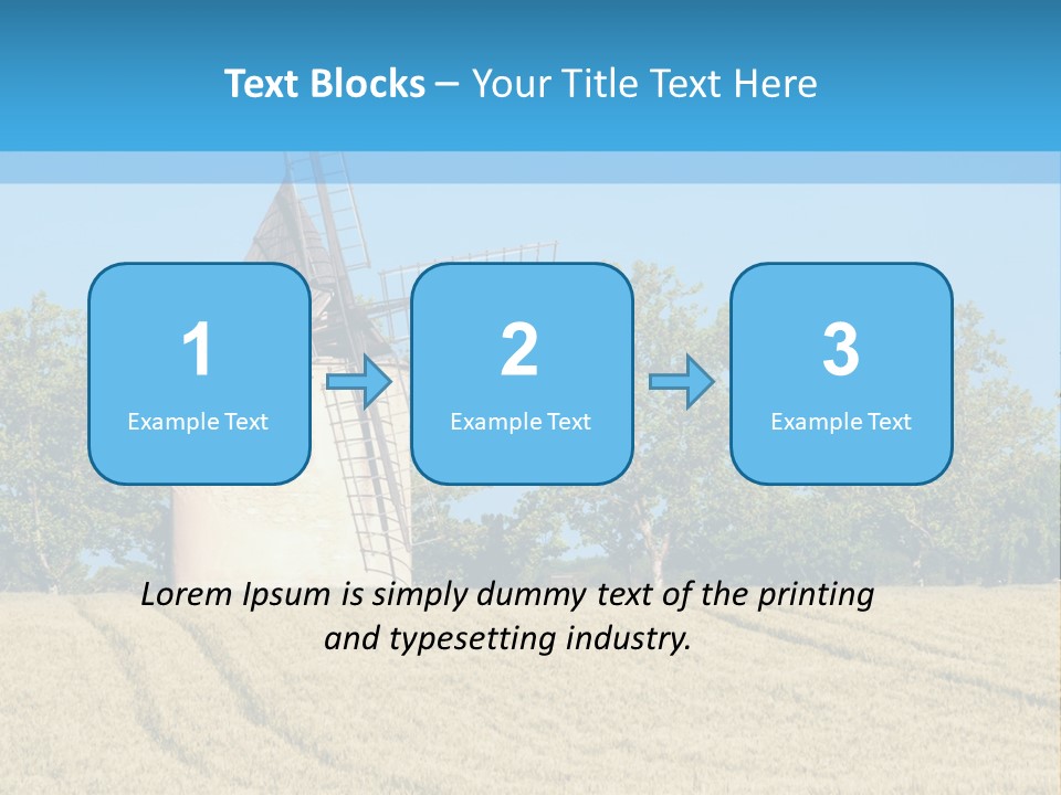 White Natural Rotating PowerPoint Template