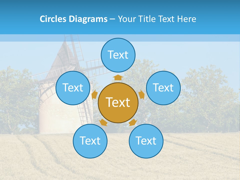 White Natural Rotating PowerPoint Template