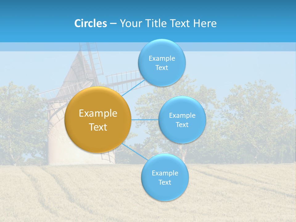 White Natural Rotating PowerPoint Template
