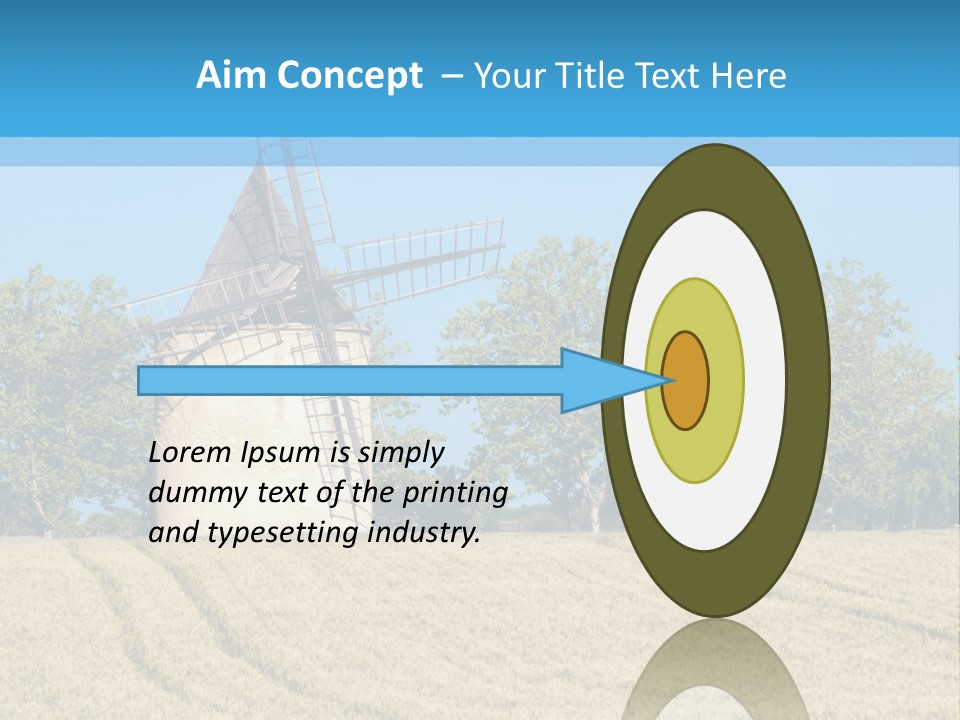 White Natural Rotating PowerPoint Template