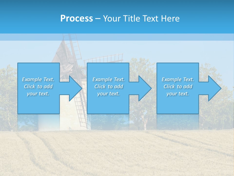 White Natural Rotating PowerPoint Template