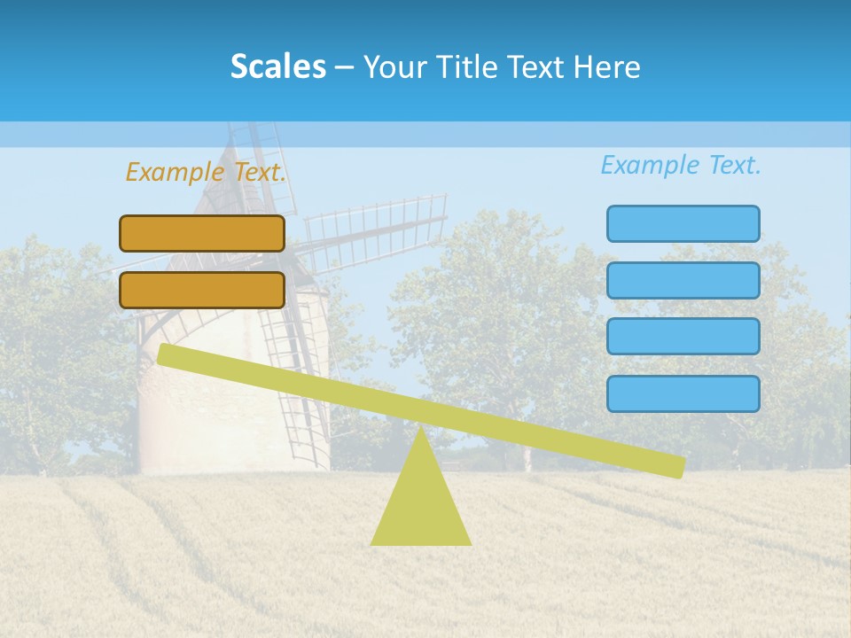 White Natural Rotating PowerPoint Template