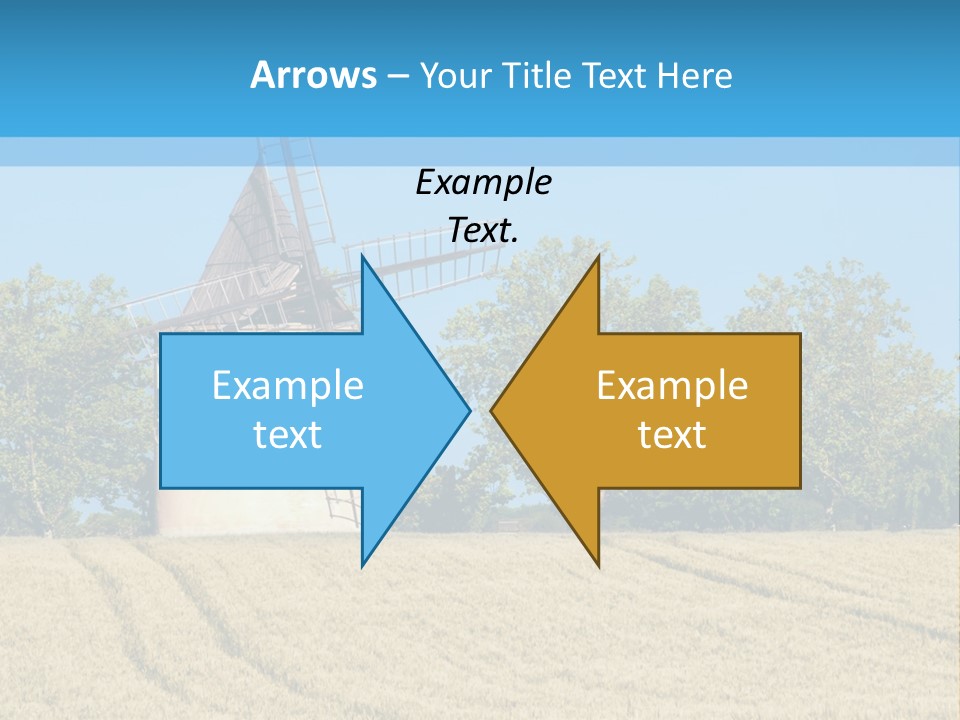 White Natural Rotating PowerPoint Template