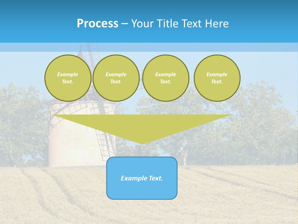 White Natural Rotating PowerPoint Template