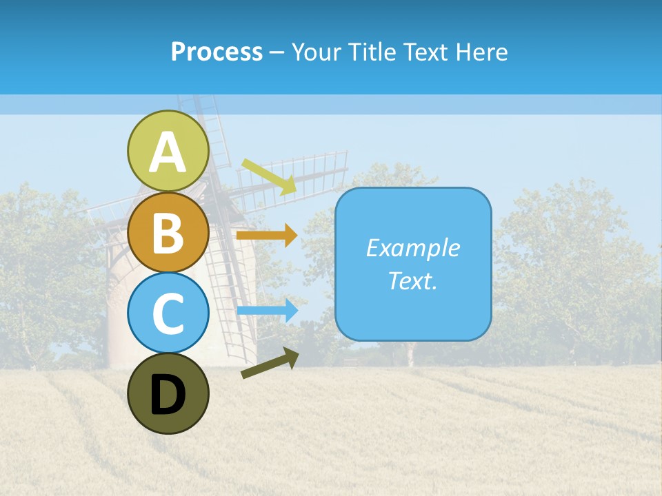 White Natural Rotating PowerPoint Template